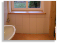 Badezimmersanierung nachher Zimmerei & Holzbau Torsten Herr Wilstedt